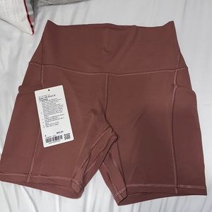 Align HR Short 6” w Pockets Spiced Chai